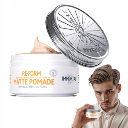 IMMORTAL VEGAN Re-Form Matte Pomade pomada do stylizacji włosów 150ml